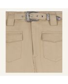 Pantalon flare beige