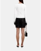 Pull avec spikes écru