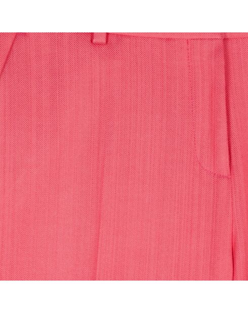 Pantalon tailleur fuchsia
