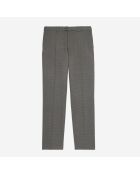 Pantalon de costume en laine marron