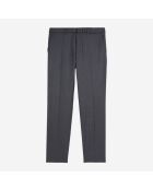 Pantalon de costume en flanelle gris