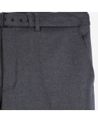 Pantalon de costume en flanelle gris