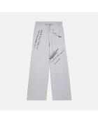 Pantalon de jogging avec sérigraphie gris pierre