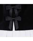 Jupe courte en velours noire