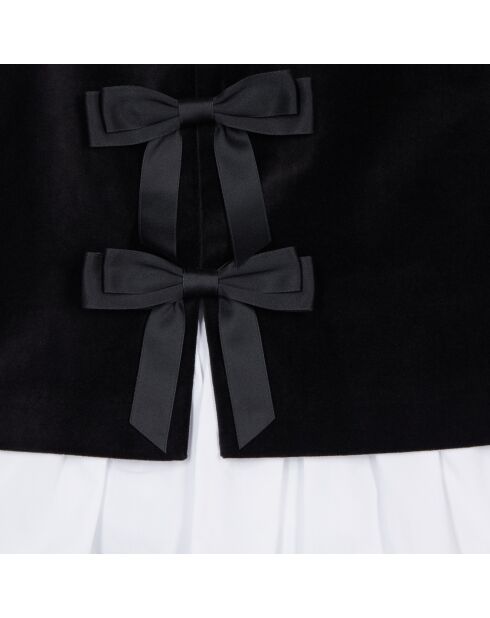 Jupe courte en velours noire