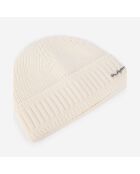 Bonnet 100% laine écru