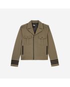 Blouson style officier kaki