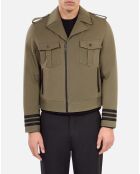 Blouson style officier kaki