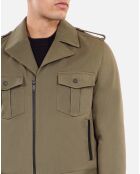 Blouson style officier kaki