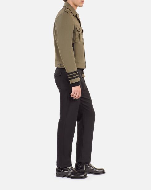 Blouson style officier kaki