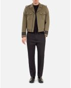 Blouson style officier kaki