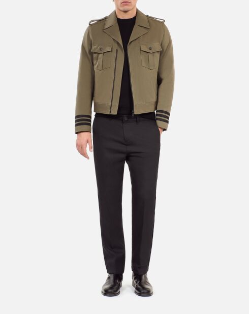 Blouson style officier kaki