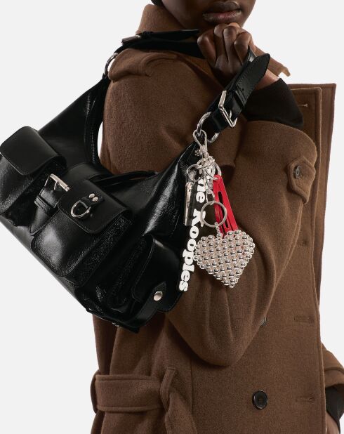 Bijou de sac logo noir et blanc