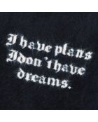 Pull en alpaga mélangé noir et blanc