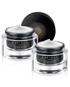 2 Anti-Aging-Tagescremes mit Kaviar und Hyaluronsäure 2x50 ml