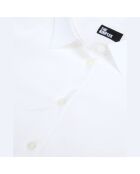 Chemise en popeline blanche