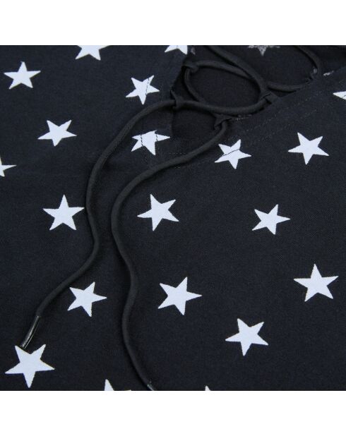 T-shirt imprimé étoiles noir délavé