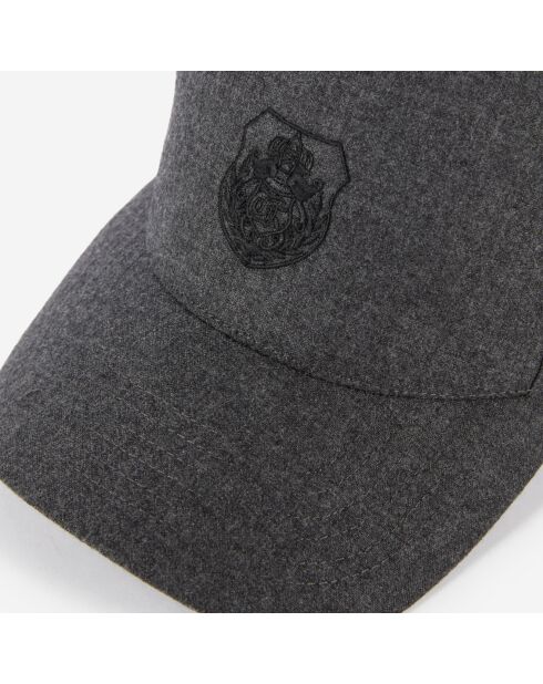 Casquette en flanelle grise