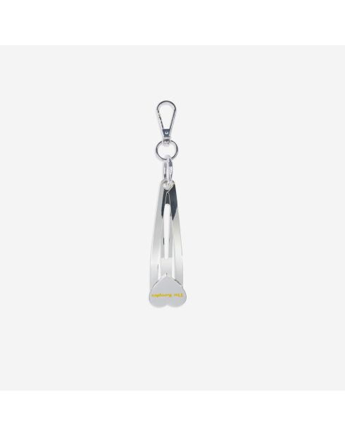 Bijou de sac barrette argenté