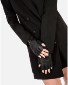 Gants de conduite en cuir noirs