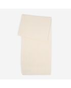 Écharpe 100% laine écrue