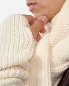 Mitaines 100% laine écrue