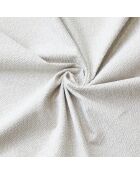 Ensemble matelas mousse HD SERENA + sommier, chenille bouclettes Crème - 160x200 cm