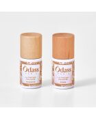 Le duo : Finition pailletée Argentée + Finition pailletée Rosée