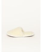 Chaussons Curly Wool Blanc cassé
