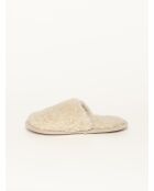 Chaussons Curly Wool beiges