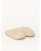 Chaussons Curly Wool beiges
