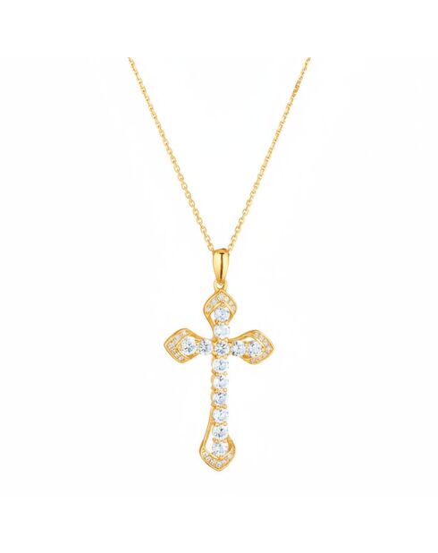 Padawa Diamonds Anhänger aus blauem Topas aus Gelbgold