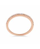 Bague Alliance Délice Diamants or rose