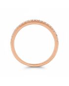 Bague Alliance Délice Diamants or rose