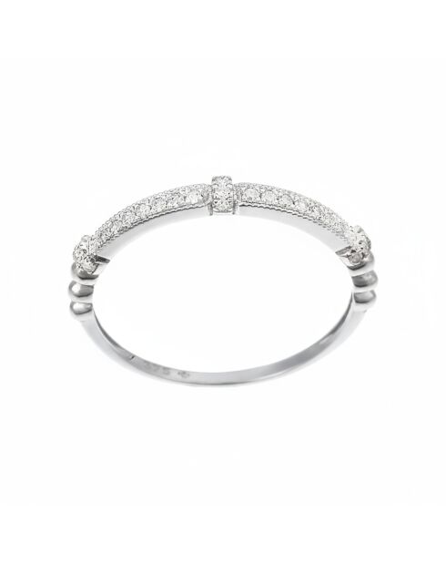 Bague Kota Diamants or blanc