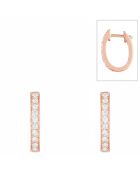 Boucles d'oreilles Pure Seduction Diamants or rose