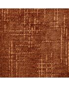 Fauteuil RUBI velours tramé terracotta – 80x80x73cm