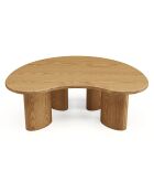 Table basse Lyna Chêne clair 80x55x35 cm