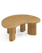 Table basse Lyna Chêne clair 80x55x35 cm