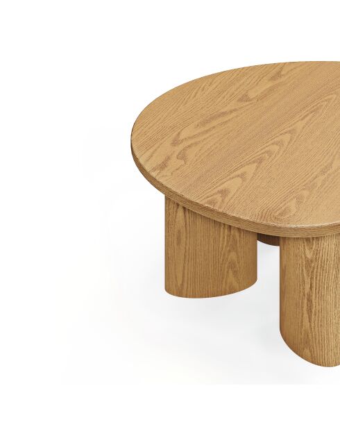 Table basse Lyna Chêne clair 80x55x35 cm