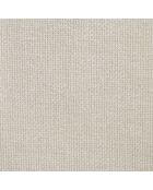 Fauteuil pivotant pied noir NAPA tissu tramé toucher doux crème – 81x95x90cm