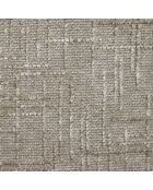 2 Chaises ADELE velours tramé taupe pieds chrome – 52x45.5x76.5 cm