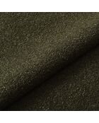 2 Chaises ADELE tissu bouclette kaki pieds chrome – 52x45.5x76.5 cm