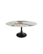 Table à manger NYMPHÉA Pandora pied noir – 180x90x77 cm