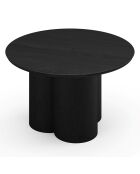 Table basse Helma Bois Noir 78x78x35cm