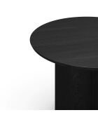 Table basse Helma Bois Noir 78x78x35cm