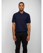 Polo à manches courtes Eléryn tons bleus