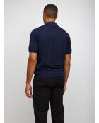 Polo à manches courtes Eléryn tons bleus