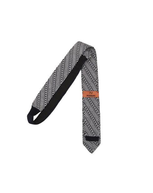 Cravate  Adam gris et noir