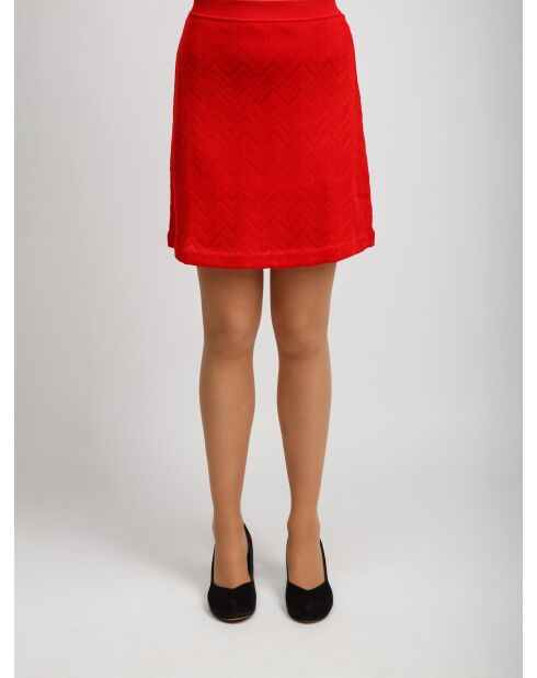 Jupe Thaïsia écarlate flamme